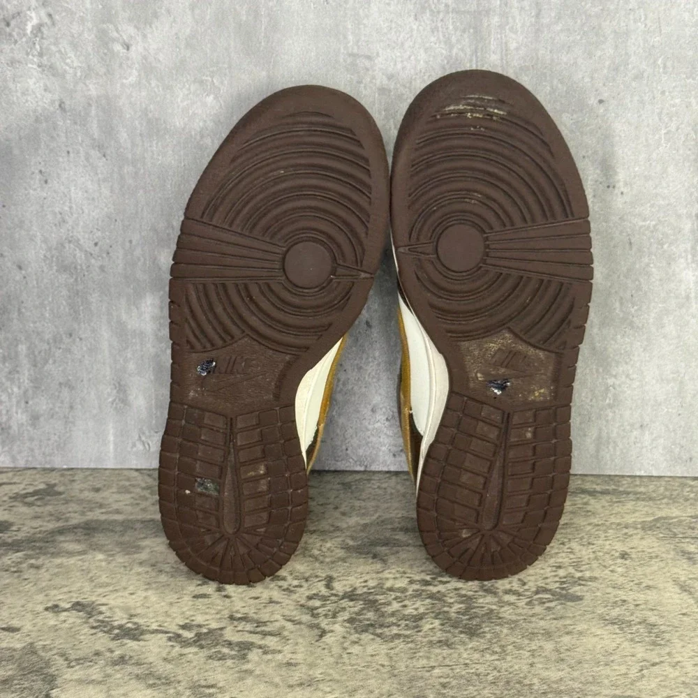 Nike Dunk Low GS Brown Plaid 4Y/ 5.5W Sneakers FV3653-191